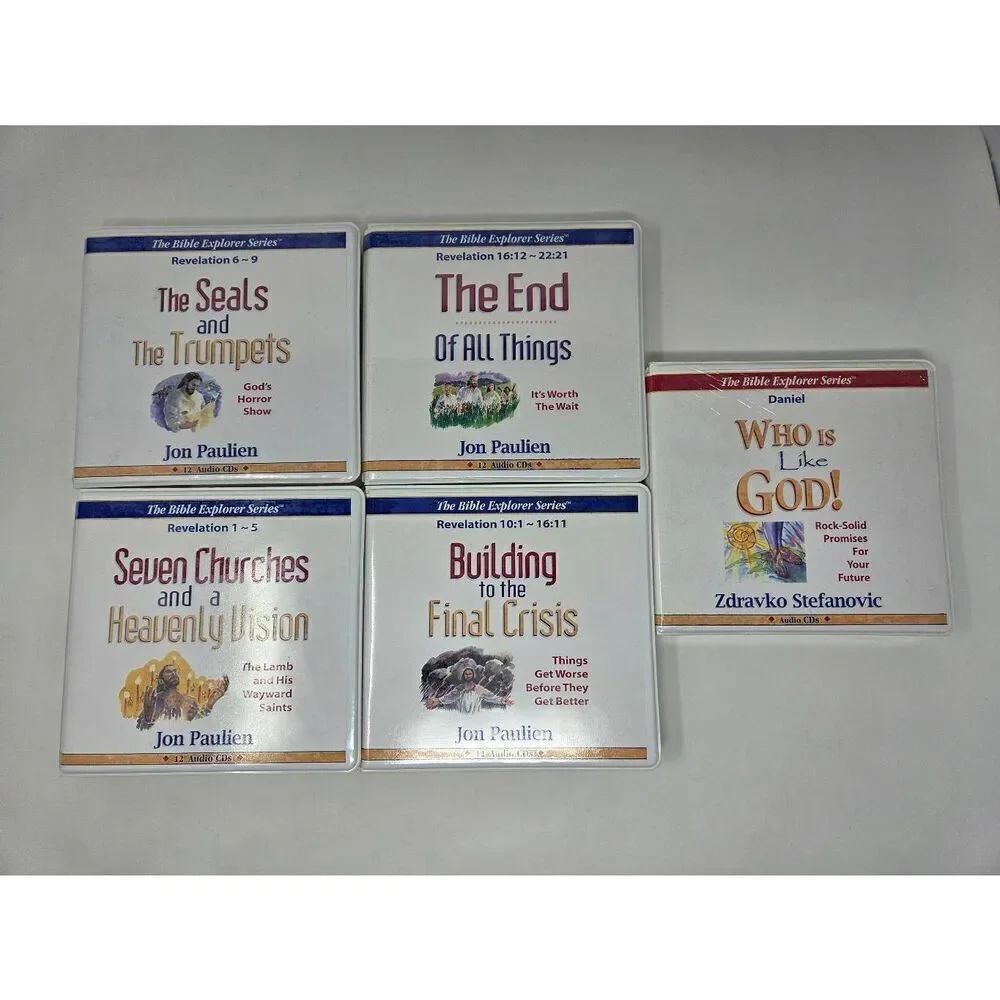 AMBASSADOR GROUP BIBLE EXPLORER SERIES LOT OF 6 AUDIO CD JON PAULIEN CHRISTIAN